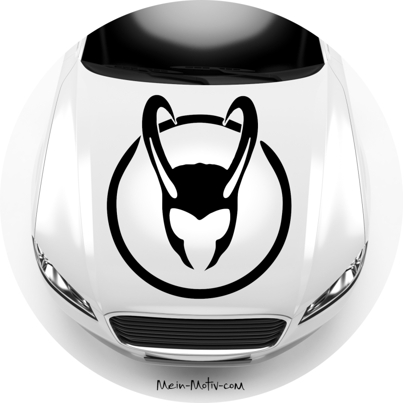 Preview: Autoaufkleber Loki Symbol Preview: Aufkleber 46235 Loki Symbol